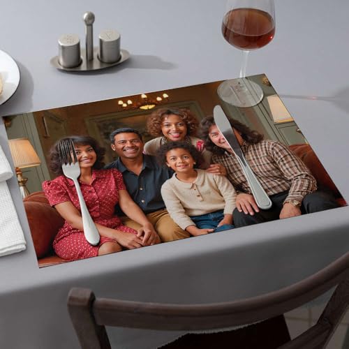 Sets de table d'été pack de 6 pour protéger le mobilier du salon familial - 2