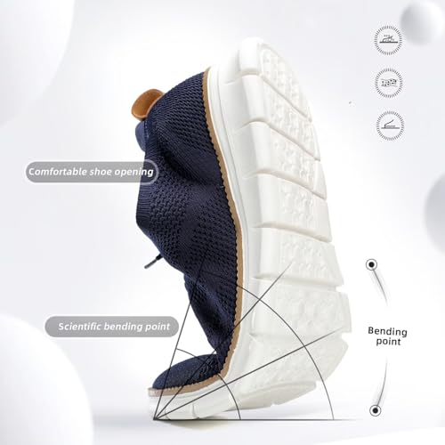 Image of Men's Oxfords Business Shoes Fashion Mesh Casual Dress Walking Sneakers Comfortable Lightweight Soft Sole