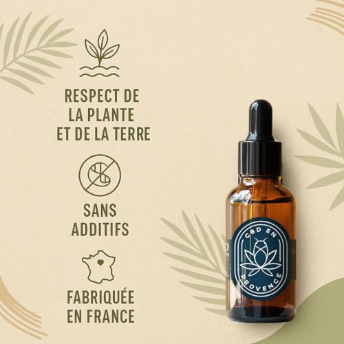Huile de Chanvre Premium 20% Pressée à Froid | Huile de Graines de Chanvre Sativa | Formule Naturelle | Made in France | Soin Relaxant Corps et Massage | 10ml (20%) (Nature) (Nature)