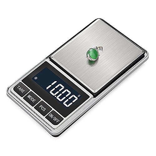 Liudan Digital Food Kitchen Scale,Kitchen Portable Scale Small Mini Cooking Scale Lab Analytical Scale Accuracy 0.01/0.1g (Color : 500g x 0.1g)