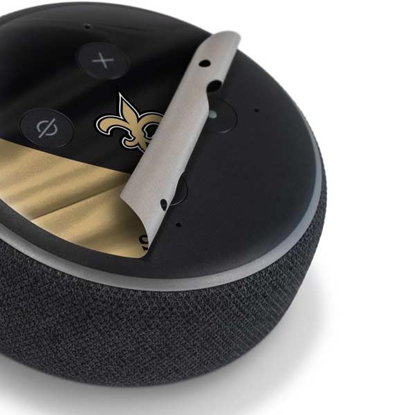 Skinit Decal Audio Skin Compatible with Amazon Echo Dot 3 - Officially Licensed NFL New Orleans Saints Design