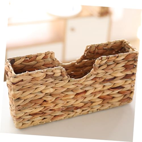 Sous-assiettes tressées isolantes et leur panier de stockage - 4