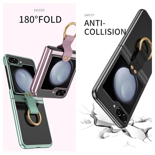 Coque Galaxy Flip4 antichoc plastique rigide finition sobre noire