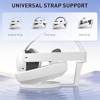 PRISMXR Magnetic Charging Dock Compatible with Meta Quest 3 Accessories, 27W Fast Charge Station for Quest3 and Controllers, Space-Saving (No-Beeping Model) - Carina D1