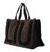Imagen de Liu Jo bolso shopper bolso de hombro Animalier Tote Bag Animalier marrón oscuro