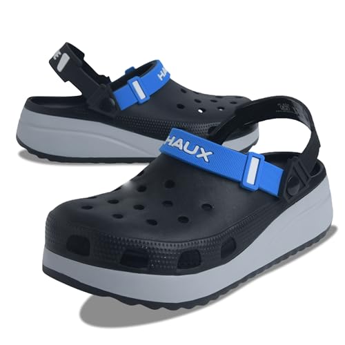 Image of HAUX Classic Ultra Soft Clogs /Sandals with Adjustable Back Strap| Comfortable & Lightweight| Stylish & Anti-Skid| Indoor & Outdoor Casual Sports Mules Boys