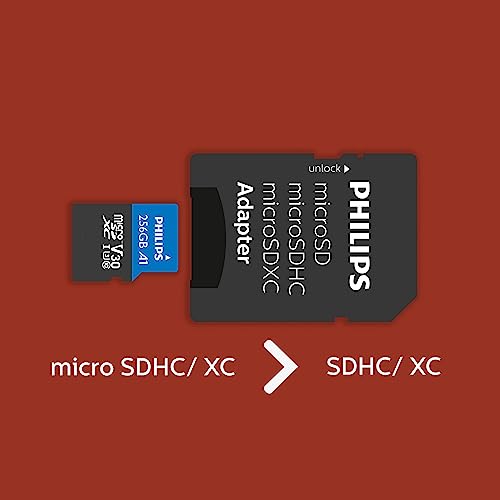 philips carte memoire microsdxc class 10 uhs i u3 - vue 8