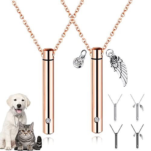 Hislaves Colar memorial para animais de estimação incrustados joias acessórios anit-Rust criativo pe