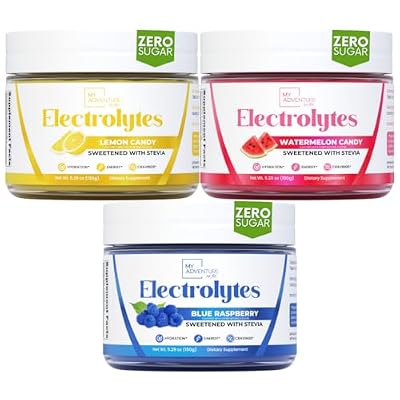 My Adventure to Fit Blue Raspberry, Lemon Candy, Watermelon Candy Electrolytes Bundle