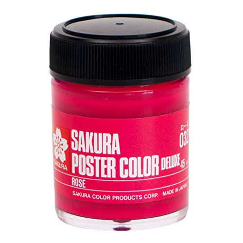 サクラクレパス 絵の具 ポスターカラーDX 45ml ローズ PWD45ML#032