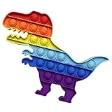 BC Gels® Bubble Sensory Fidget Juguete para aliviar el estrés, Burbujas de Silicona, Autismo Redondo Educativo Juguetes de Silicona antiansiedad (DINOSSAURIO)