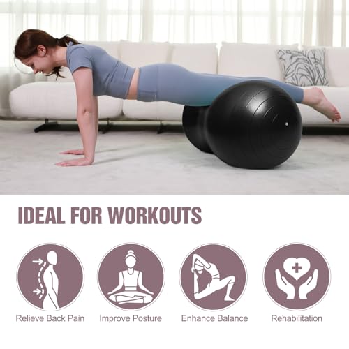 Image of INPANY Peanut Exercise Ball for Labor, Physical Therapy & Fitness
