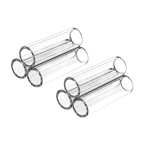 IAFVKAI 6-Tube Glass Breeding Tube & Shelter Aquarium Fish Tank Pipe Decor