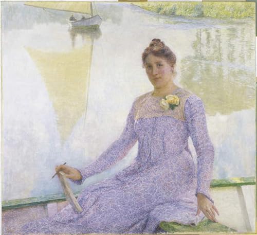 Tableaux Toile Portrait Anne De Weert Emile Claus Déco Murale 60x90