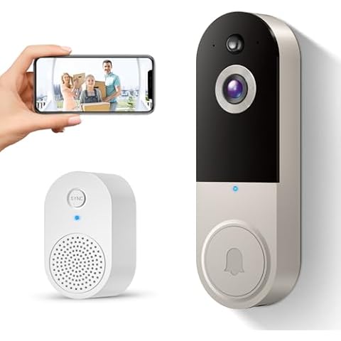 SUNNYJANE 1080P Wireless Video Doorbell Camera Cover