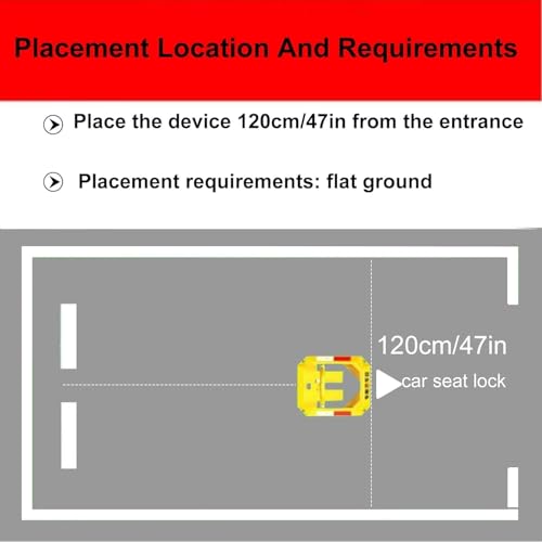 Ancoraggio a terra manuale resistente per parcheggio vialetto - Protezione antifurto esterna per strade e spazi privati, soluzione di bloccaggio sicuro