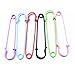 ROSENICE Épingles de Sûreté en métal Pins de Sécurité Grandes 6 pièces (Couleurs Mélangées)
