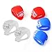 Lxnoap 2Pcs LED Clip-On Silicon Band Bicycle Lights 3 Flashing Modes Red