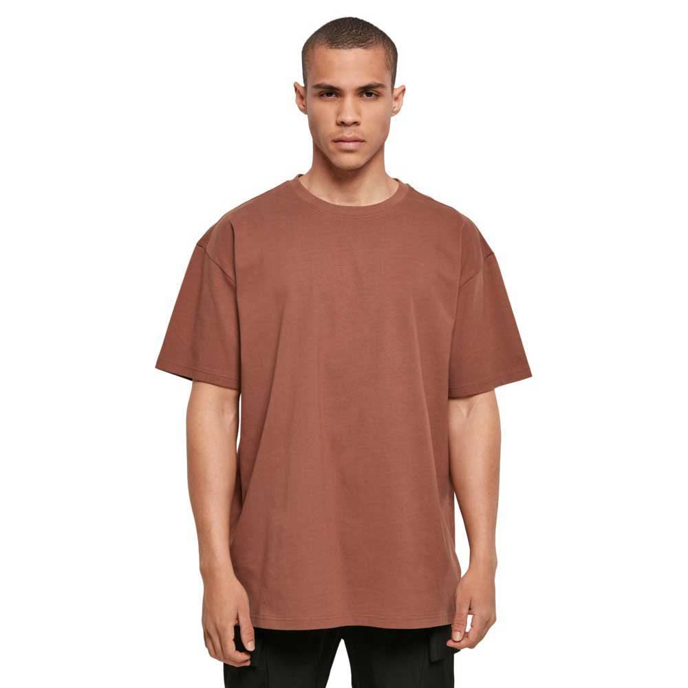 Build Your Brand Unisex Marron Oversized Heavy T-Shirt