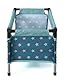 Bayer Chic 2000 - Reisebett für Baby-Puppen bis 48 cm, Puppenbett, Puppenreisebett, Puppenmöbel, Puppenzubehör, Sternchen, türkis