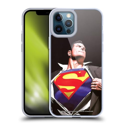Carcasa de gel silicona Superman para iPhone 12 Pro Max antigolpes y ligera