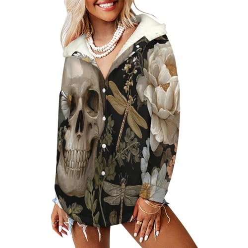Veste à manches longues hoodies et manteau en peluche Sherpa vintage