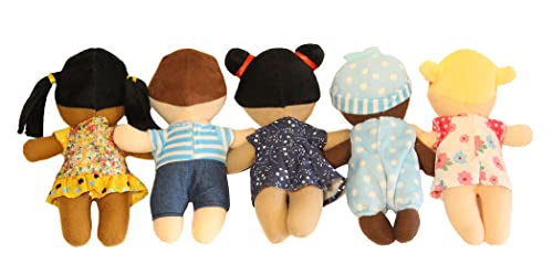 Diversity-Buddies-Plush-Diversity-Dolls-Multicultural-Dolls-for-Kids-Multicultural-Baby-Dolls-Different-Races-Dolls-Multi-Ethnic-Multiracial-Dolls-Daycare-Toys-8-Set-of-5 Diversity Buddies Plush Diversity Dolls Multicultural Dolls for Kids Multicultural Baby Dolls Different Races Dolls Multi Ethnic Multiracial Dolls Daycare Toys 8 Set of 5
