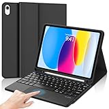 【Servicio al Cliente Amigable】 Si tiene alguna pregunta, no dude en contactarnos a través del mensaje. Estaremos encantados de ayudarlo y el equipo editará su solicitud dentro de las 24 horas. El paquete contiene: 1X funda para iPad de 10/11.ª generación, 1 x teclado inalámbrico, 1 x cable de carga USB (sin cargador), 1 x manual del usuario.