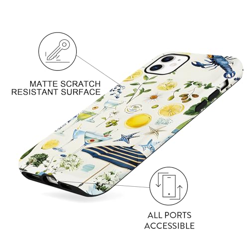 Coque iPhone 11 antichoc fine motif citron d'été protection rigide - 7