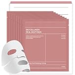 Bukamkom Collagen Face Mask (8pcs), Hydrogel Overnight Face Mask for Hydration & Soothing, Hydrogel Collagen Facial Mask, Face Masks Facial Masks Skincare