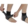 SUJAYU 2 Pack Ankle Brace & Elastic Supports for Men & Women, Ankle Support Ankle Compression Sleeve, Plantar Fasciitis Relief Achilles Tendonitis Brace Achilles Tendonitis Wrap (Gray, S/M)