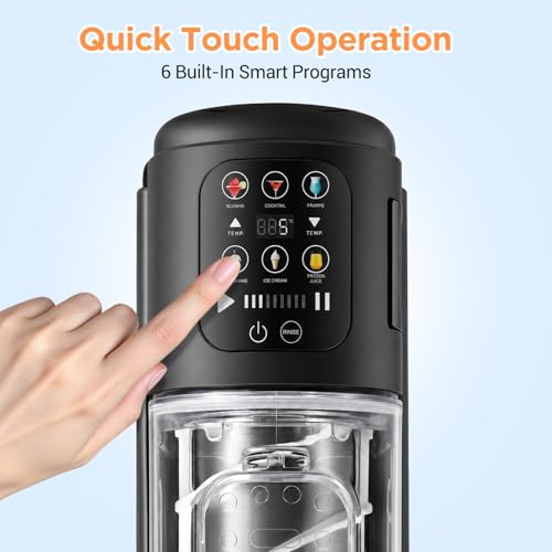 Slush Machine, Frozen Drink Maker 2L Capacity for Smoothies Milkshakes Frozen Cocktails Juice Slush Home Use Slushie Maker with Rinse Cycle Easy Clean No Ice Required - image 3