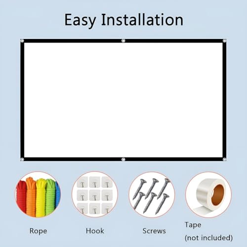Pantalla de proyección plegable 150 pulgadas 16:9 miniatura 6