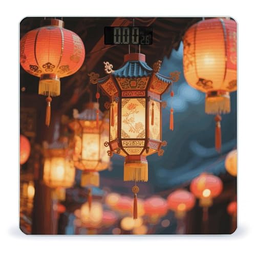 Báscula Digital Tradicional Linternas Chinas 400 lb miniatura 1