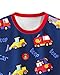 Hjshfue Boys Car Print Short Sleeve Outfit Set 2-Piece T-Shirt and Shorts Casual Summer Clothes for Kids