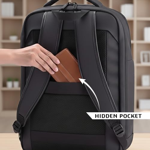 Image of Travessary Roll-on Travel Backpack | Water Resistant Nylon Fabric 15.6 inch Unisex Laptop Bag with Multiple Compartment to Keep Laptop, Ipads and Travelling Accessories | Class leading 2 years warranty