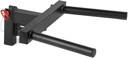 Titan Fitness Barra de inmersión en Y serie T-2, accesorio de inmersión montado en rack, capacidad de 550 libras, se adapta a acero tubular de 2" x