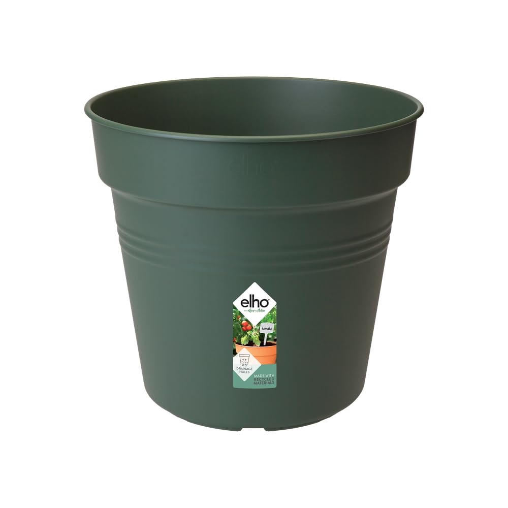 elho Green Basics 19 Growpot - Maceta para cultivo y cosecha, diámetro 19,0 x 17,4 cm, color verde/verde caducifolio