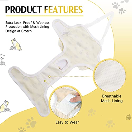 Rozkitch Dog Cotton Sanitary Pantie With Adjustable Strap Suspender Physiological Pants Pet Underwear Diaper Jumpsuit For Girl Dog Teddy Young Corgi French Bulldog Puppy #TOP3