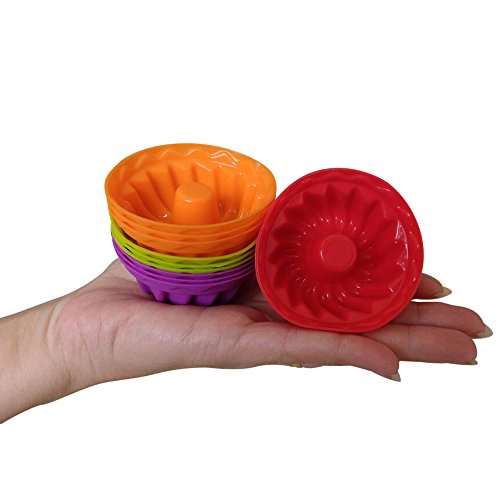 Forma De Mini Bolo Torta Pudim Gelatina Silicone - Cupcake