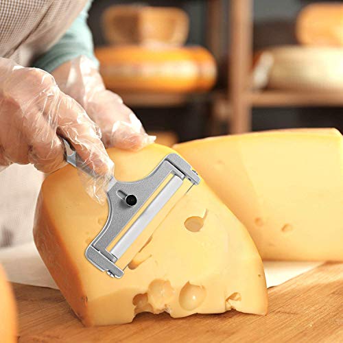 B0B9Rwcl1Z Stainless Steel Wire Cheese Slicer Adjustable Thickness Cheese Cutter For Soft, Semi-Hard Cheeses Kitchen Cooking Tool #TOP5