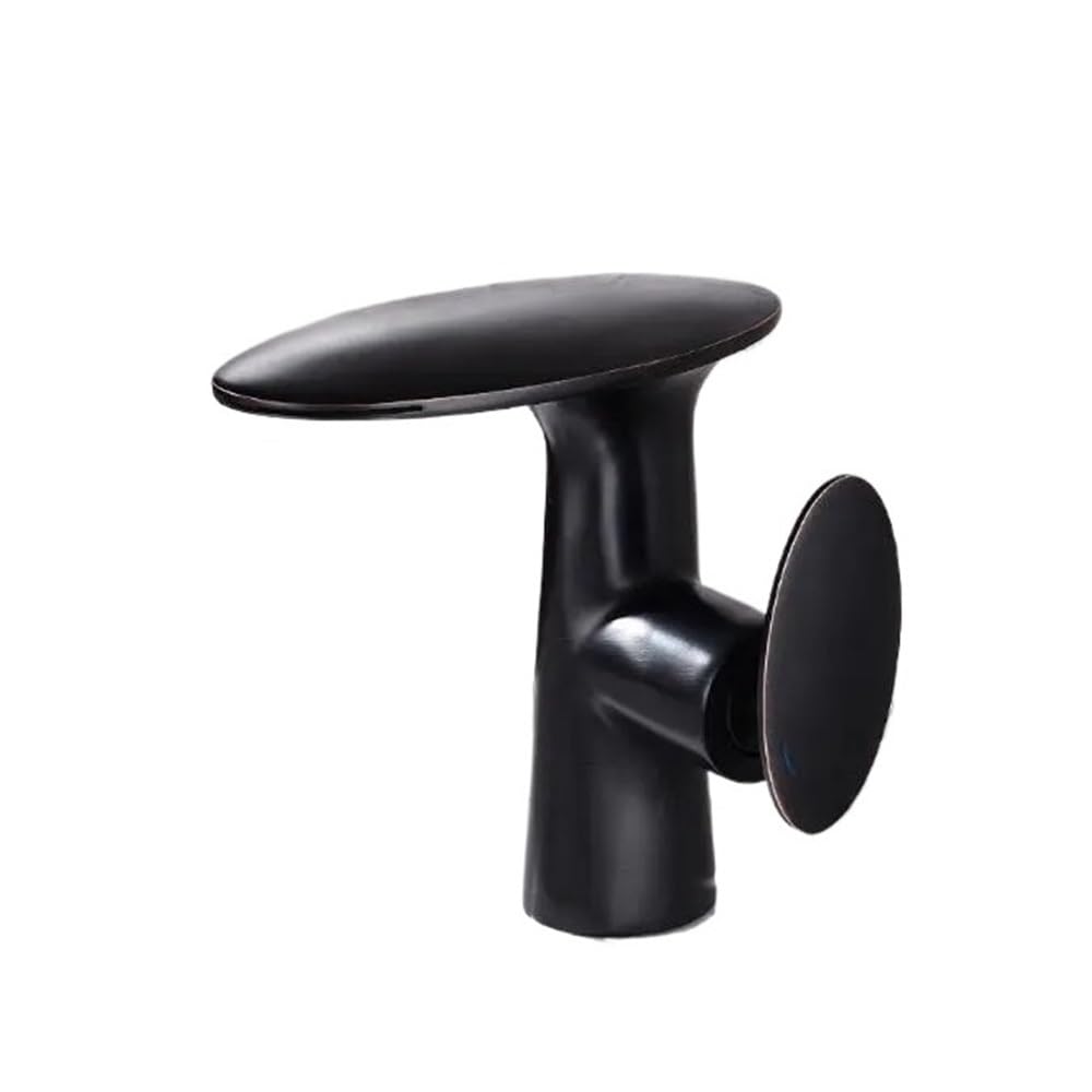 Bathroom Faucet Black Torneira Waterfall Faucet Basin Mixer Tap Basin Faucet Bathroom Basin Sink Faucet W3018(Black)