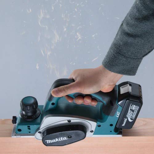 Rabot sans fil 82mm 18V 4Ah MAKITA DKP180RMJ - vue 6