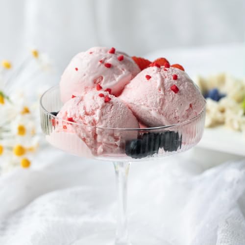 Trozos de Fresas Liofilizadas Premium 8.8 Oz/250g, Fresas Crujientes en Cubitos Secas, 100% Naturales y Sin Aditivos, Sin Azúcar (8.8 oz)