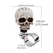 Abfer Skull Steering Wheel Spinner Knob Car Turning Asisting Handle 5 Speed Suicide Knobs Boosters Fit Most Forklifts, Lawn Mowers, Tractors