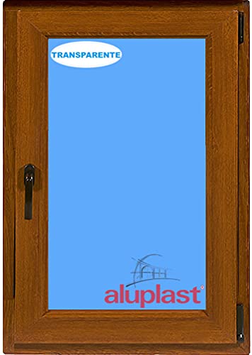 (V19T) Ventana Pvc color Madera 800x1000 Oscilobatiente Derecha (Roble dorado)