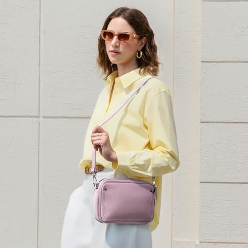 Image of befen Genuine Leather Crossbody Bags for Women, RFID Leather Purses