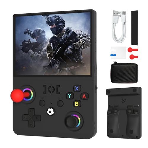 Newest R36MAX Ⅱ 4.5 Inch Retro Handheld Game Console,1024x768 IPS HD Screen,128G Built-in 22000+...