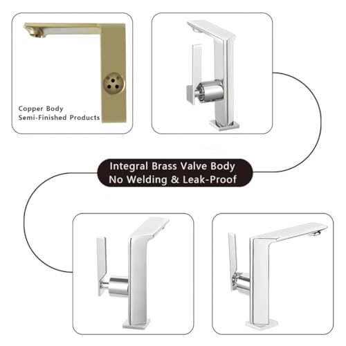 Robinet de lavabo eau chaude et froide pour moderniser votre vasque