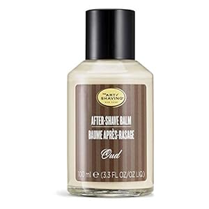 The Art of Shaving After-Shave Balm for Men – Face Moisturizer, Clinically Tested for Sensitive Skin, Oud, 3.3 Ounce